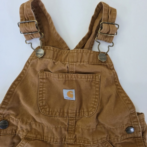 Carhartt Toddler Overall Bibs 3T Boys Workwear Matching Pants Shorts Baby - Picture 6 of 7